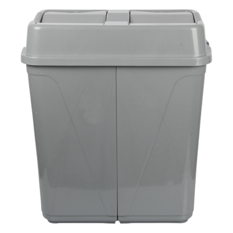 Dual Compartment Rubbish Waste Bin - 100L