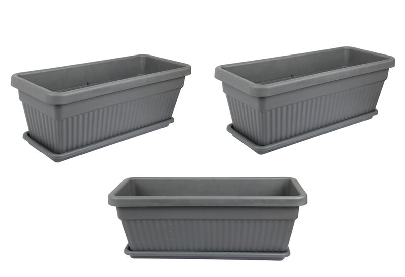 Rectangular Large Flower Pot. Window Flower Box. (42L)