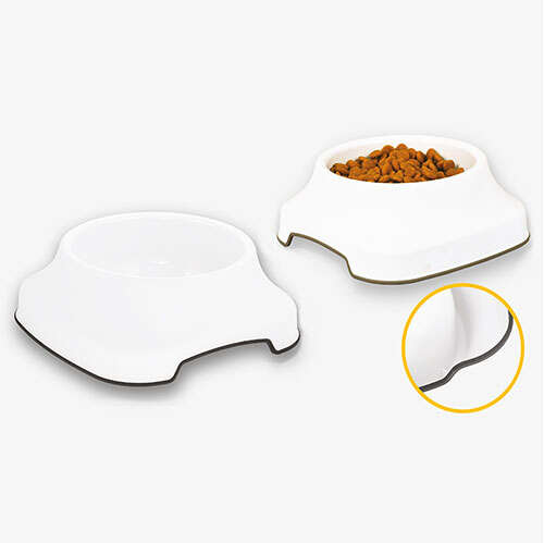 Pet Bowl. Strong Plastic Non-Slip Pet Bowl. (1 Litre)