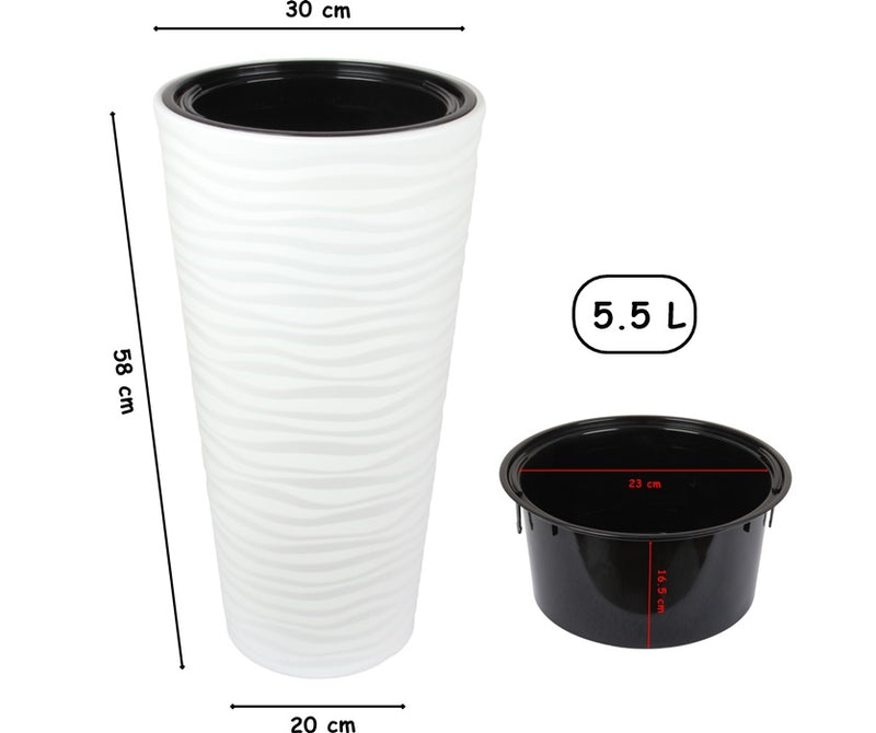 Large Tall Flower Pot. (58cm)