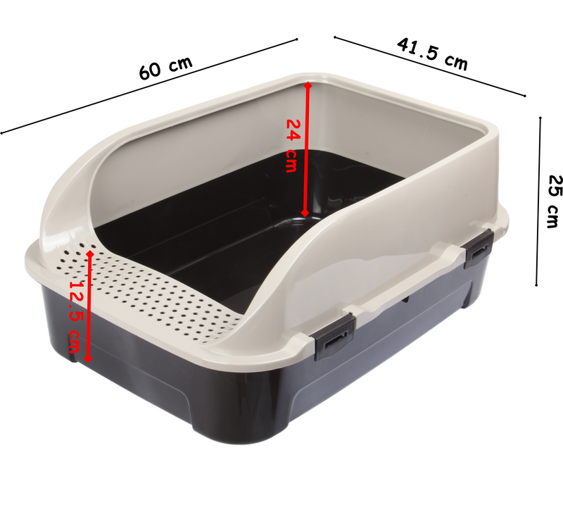 Cat Litter Tray. Large Open Cat Litter Box Tray. (24L)