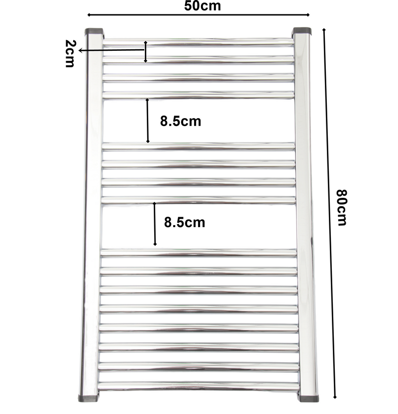 Central Heating Towel Rail Radiator. (500x800 mm)