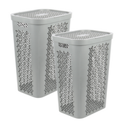 60L Large Plastic Laundry Basket — CRE60L | Family-Sized Washing Hamper | Laundry Baskets — All In One London