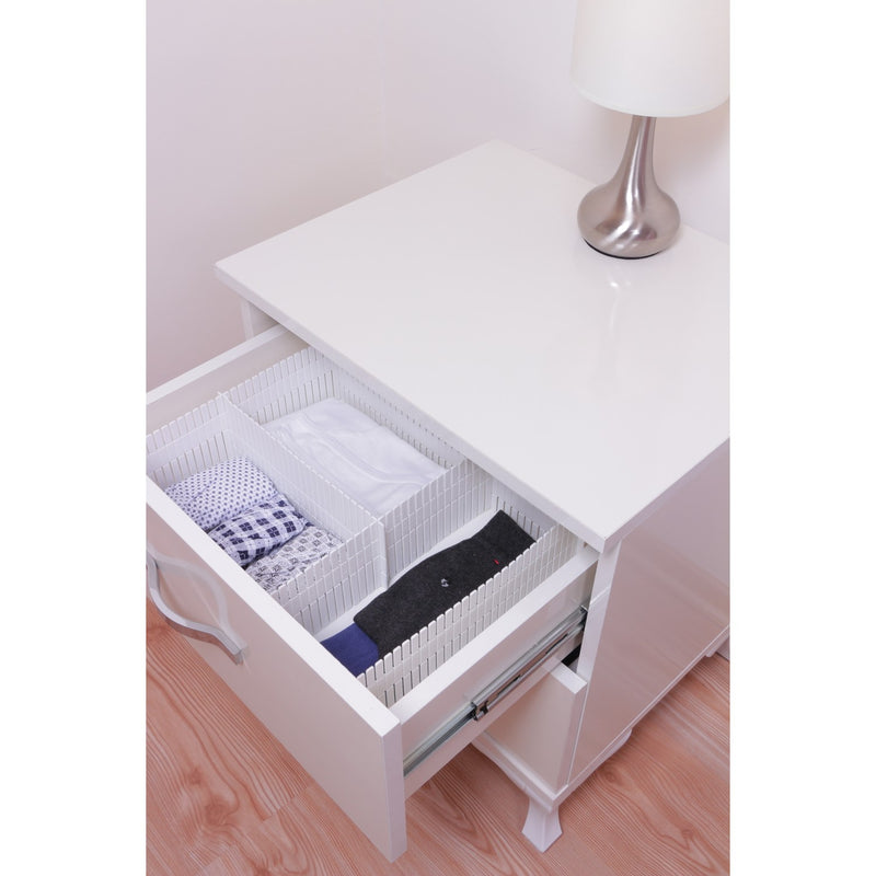 4x Drawer Dividers. Adjustable Drawer Organizer. Customized Drawer Separators.