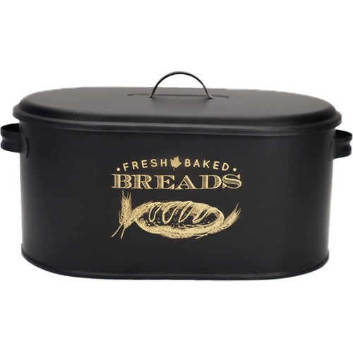 Kitchen Bread Bin Box. Metal Kitchen Storage Container with Lid.