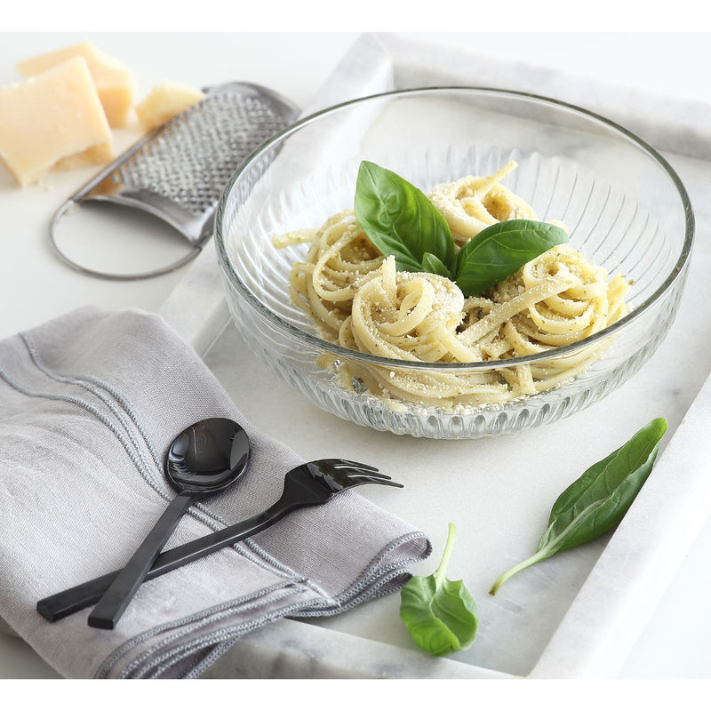 Elegant Large Glass Serving Salad Bowl - Elevate Your Dining Experience!