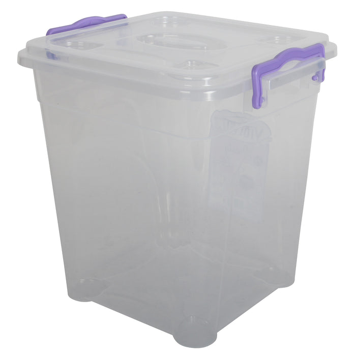 Plastic Storage Box With Lid - 11L