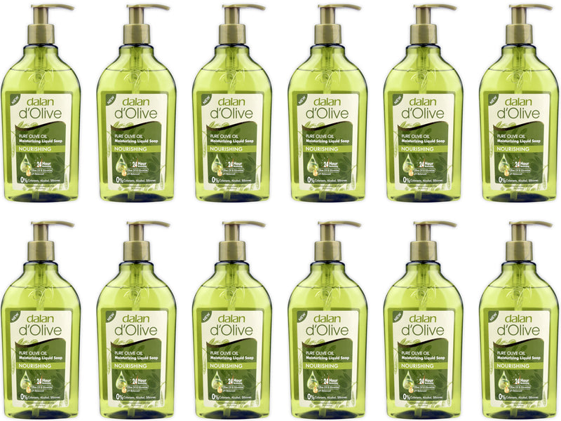 Olive Oil Liquid Hand Soap. Moisturizing Liquid Soap. (Pack of 12) (300 ml)