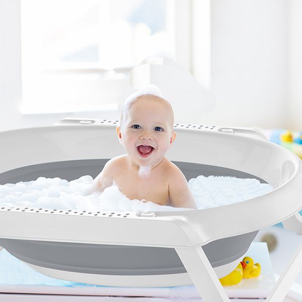 Foldable Baby Bath. Collapsible Baby Bathtub.