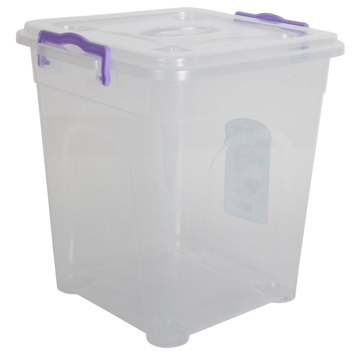 Plastic Storage Box With Lid - 16L