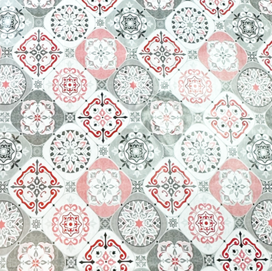 Square PVC Wipeable Waterproof Fibre Tablecloth (140x140 cm)