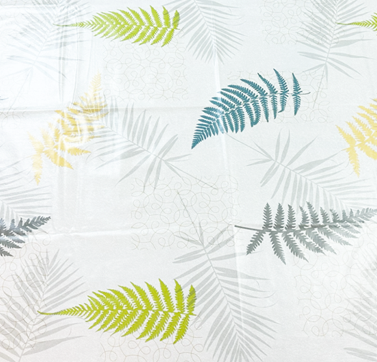 Square PVC Wipeable Waterproof Fibre Tablecloth (140x140 cm)