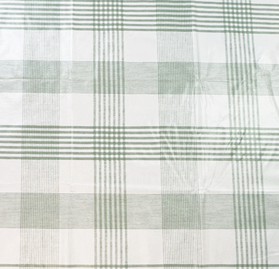 Square PVC Wipeable Waterproof Fibre Tablecloth (140x140 cm)