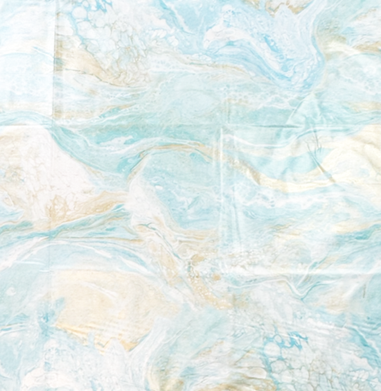 Square PVC Wipeable Waterproof Fibre Tablecloth (140x140 cm)