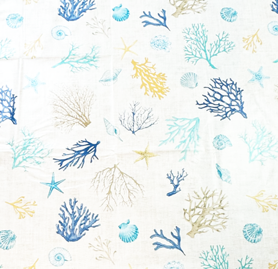 Square PVC Wipeable Waterproof Fibre Tablecloth (140x140 cm)