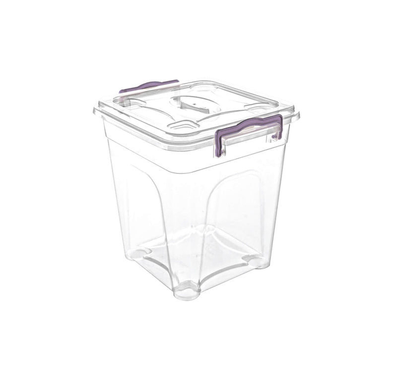 Plastic Storage Box With Lid - 22L