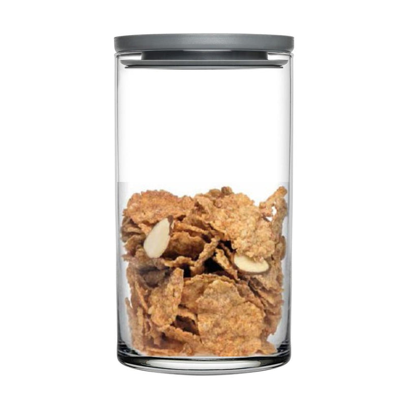 Glass Storage Jar with Vacuum Lid. (730 cc/ml) (Set of 6)