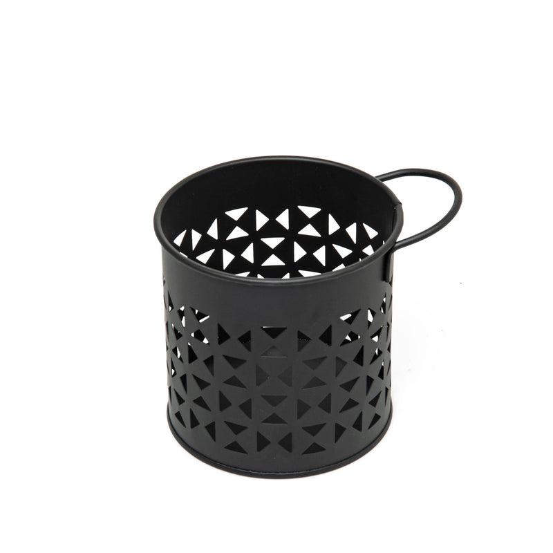 Kitchen Utensil Holder. Cutlery Holder Stand. Metal Organiser with Handle.