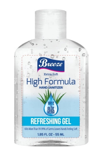 Hand Sanitiser Gel with Vitamin E & Aloe Vera - 250ml (Pack of 10)