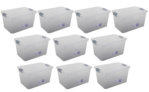 Plastic Storage Box Containers With Lid - 30L