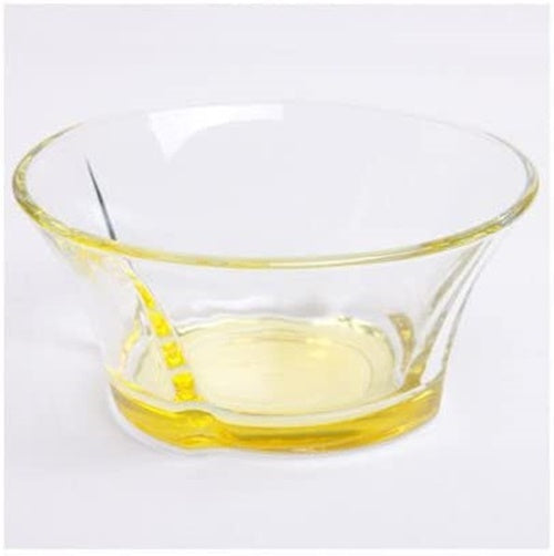 Coloured Base Glass Bowls. Dessert Ice Cream Sundae Fruit Trifle. (Pack of 6)