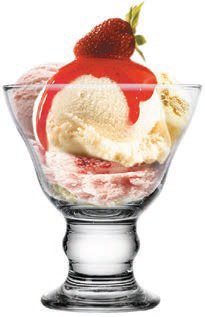 Ice Cream Glasses Bowl. Sundae Dishes. Desert Fruit Prawn Cocktail Bowl. (Pack of 6)