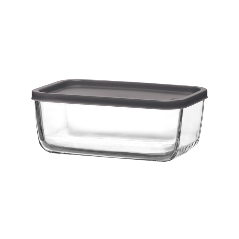 Glass Food Containers Set. 2 Sizes. (Set of 3) (1x 1170ml & 2x 405ml)