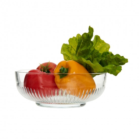 Elegant Large Glass Serving Salad Bowl - Elevate Your Dining Experience!