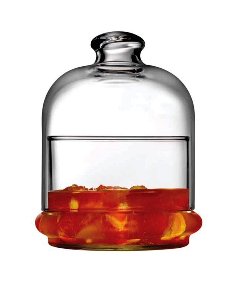 Mini Glass Food Patisserie Jar with Domed Lid. Cake Macaron Cookie Containers.