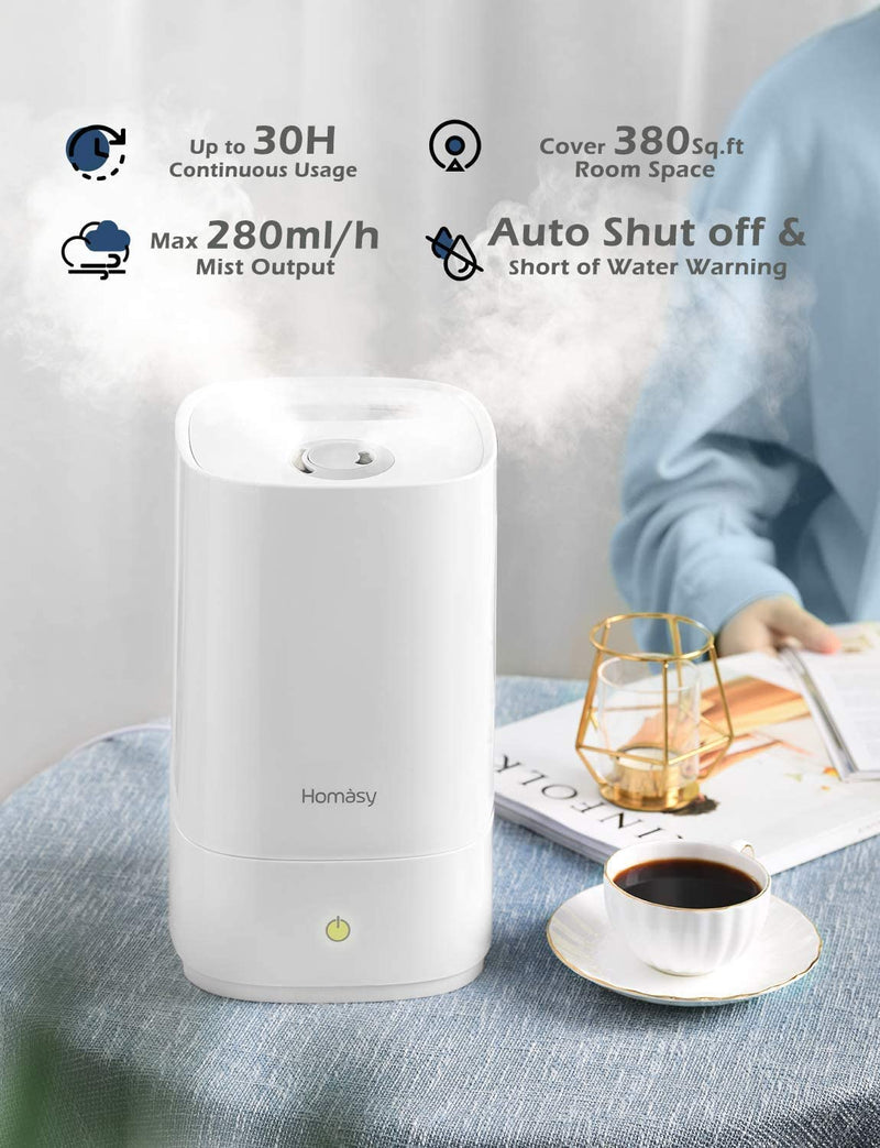 Ultrasonic Cool Mist Humidifier 4.5 L. Fresh Air Humidifiers. 28dB Quiet.