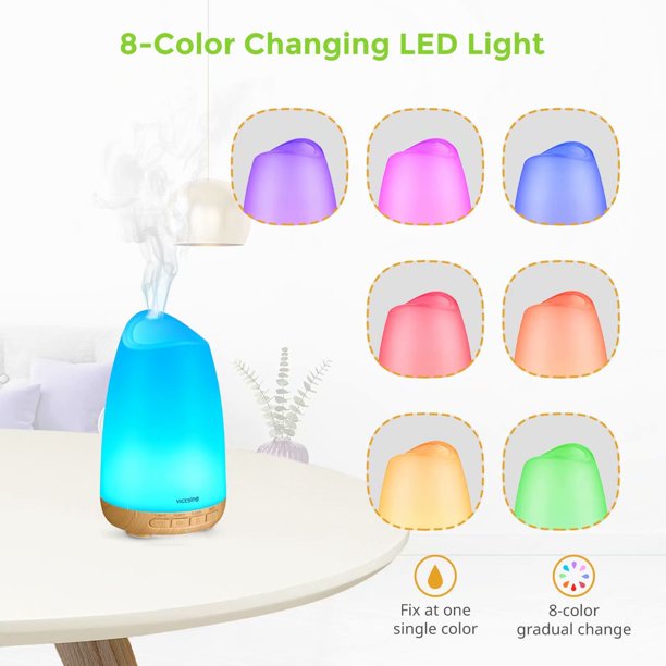 2x Victsing Aroma Diffusers. 150 ml.  Essential Oil Diffusers. Aromatherapy Diffusers.