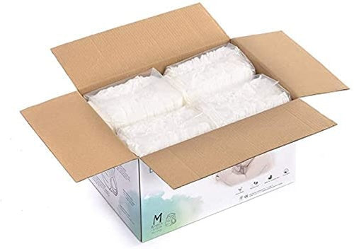 Bamboo Nappies Pants. Organic Diapers Easy Wear. Size 5 (26-37lb) XL (72 Count)