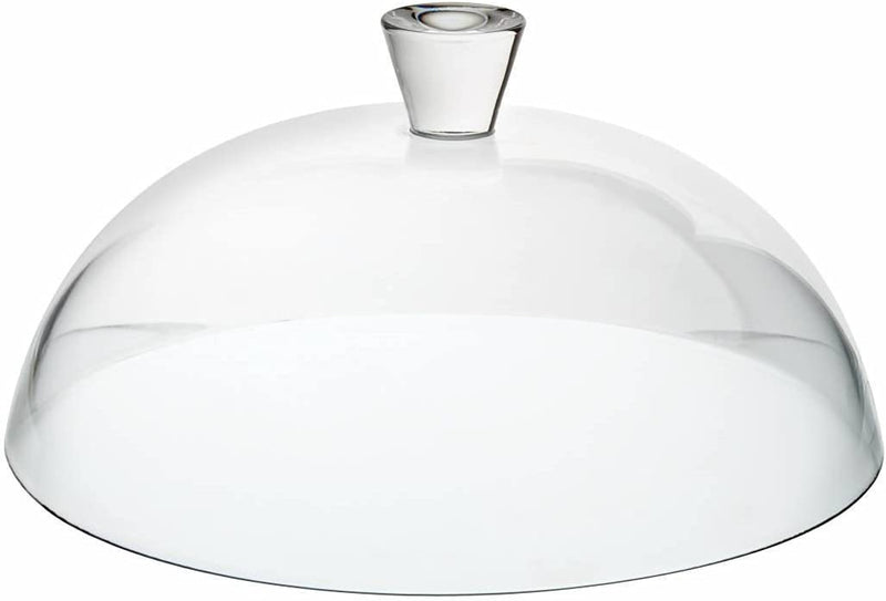 Glass Cake Stand with Dome Lid. Footed Serving Platter. Glass Serving Stand.
