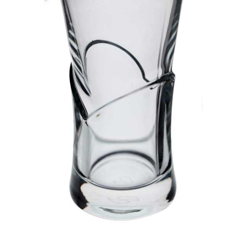 Wheat Craft Beer Glasses. Lager Beer Glass. Ale Craft Glass. (Pack of 4)(455 ml)