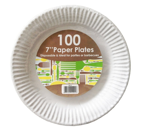 Dispo Strong Bagasse (7 inch) Biodegradable Paper Plate (Box of 1000).
