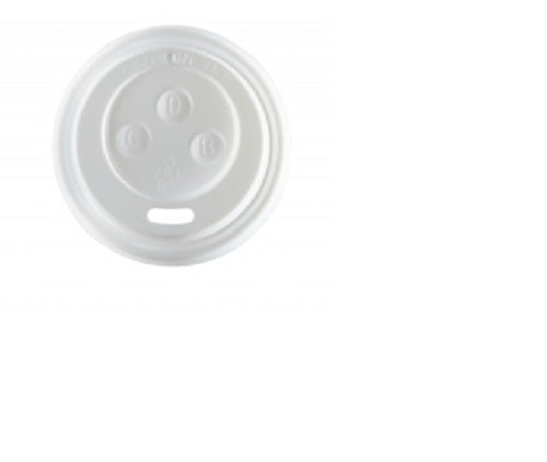Dispo White Domed Disposable Sip Lid (Box of 1000) (Fit 4 oz)