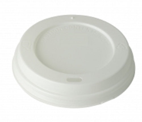 Dispo White Domed Disposable Sip Lid (Box of 1000) (Fit 6 / 7 oz)