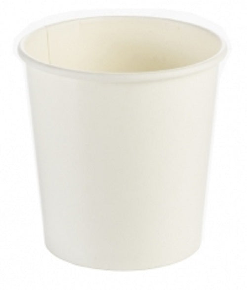 Dispo White Paper Heavy Duty Soup Bowl Containers. (Box of 500) (16 oz / 500 ml)