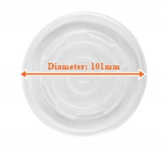Dispo Plastic Vented Lid for Soup Container. (8 to 16 oz) (Box of 500)