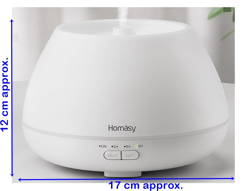 Homasy Essential Oil Diffuser 500ml Aroma Diffuser For Essential Oils.