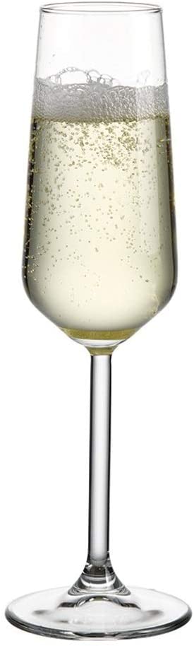 Champagne Glasses. Champagne Flute. Prosecco Glass Set. (Pack of 4) (195 cc/ml).