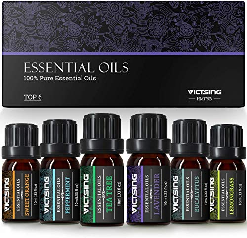 Essential Oil Diffuser with Oils. Oil Diffuser with 6 Pure Essential Oils. (150 ml)