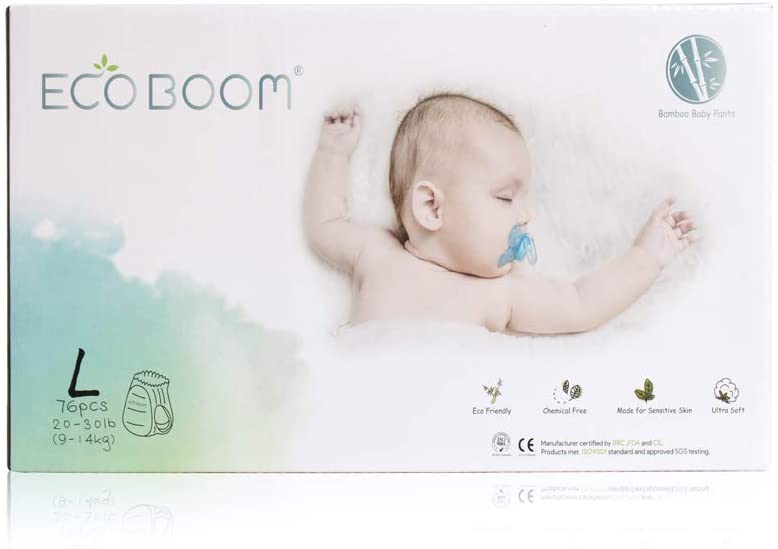 Baby Nappies Training Pants. Size L (9-14 kg / 20-30 lb) 76 Nappies.