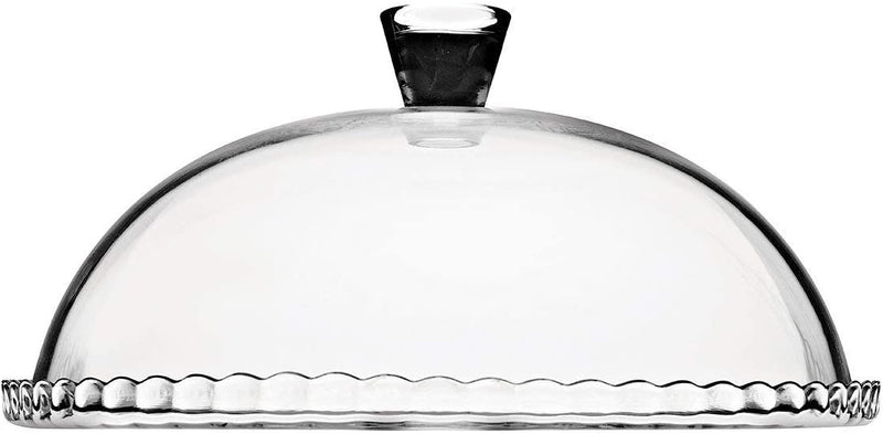 Glass Cake Stand with Dome Lid. Serving Platter. Glass Serving Tray and Lid.