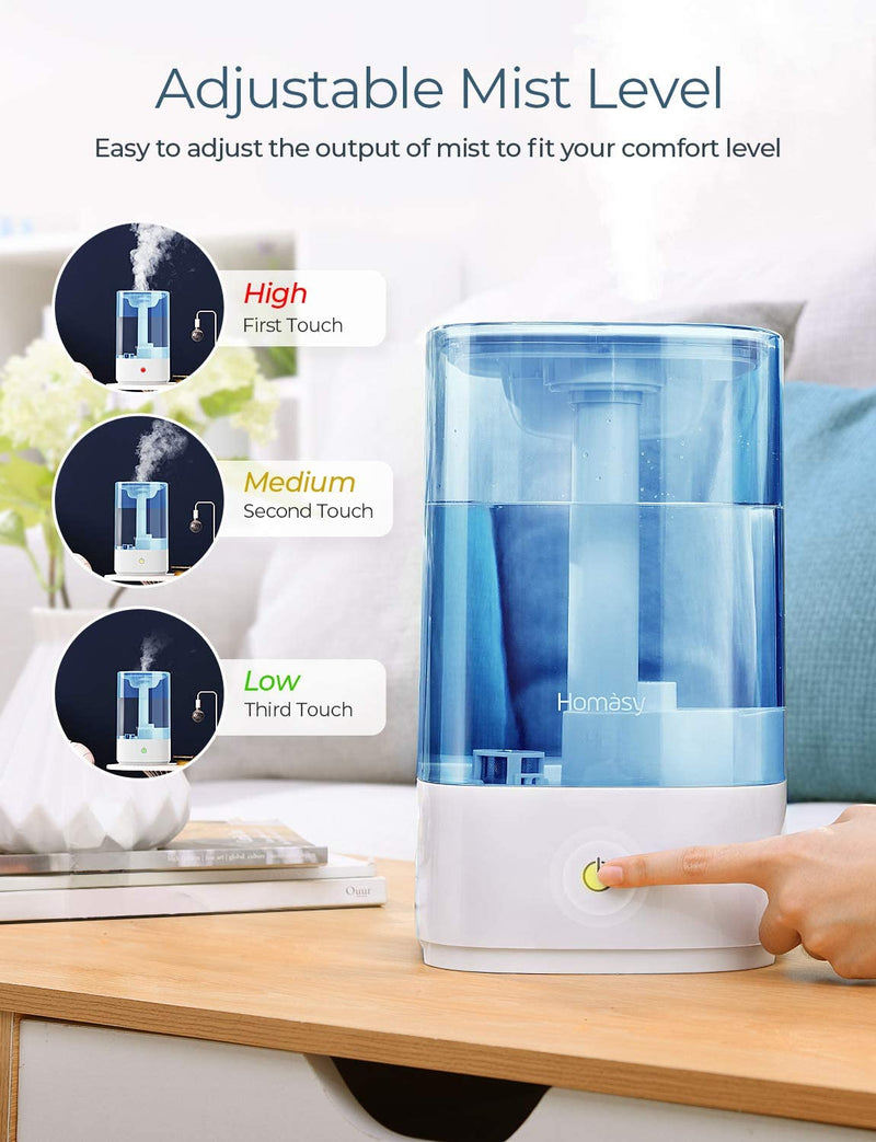 Ultrasonic Cool Mist Humidifier 4.5 L. Fresh Air Humidifiers. 28dB Quiet.