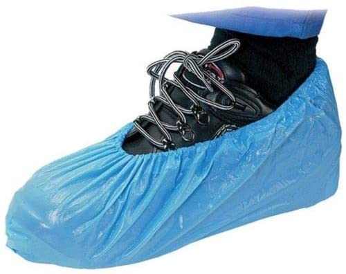 Disposable Overshoes Shoe Boot Covers. (16 inch) (Box of 2000)