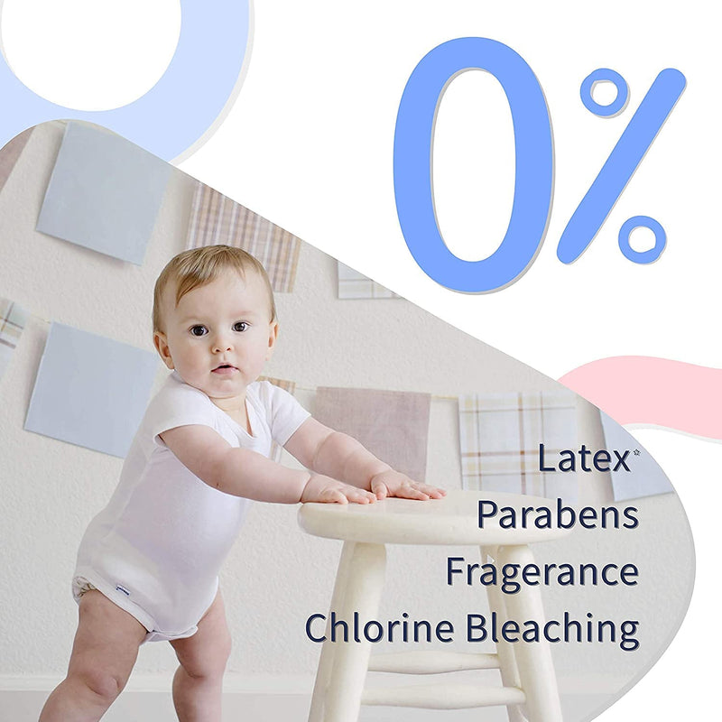 Bamboo Nappies Pants. Organic Diapers Easy Wear. Size 5 (20-30 lb) XL (28 Count)