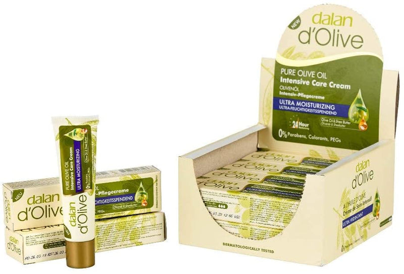 Olive Oil Hand Cream. Intensive Day Care Cream. Ultra Moisturizing.(12x20ml)