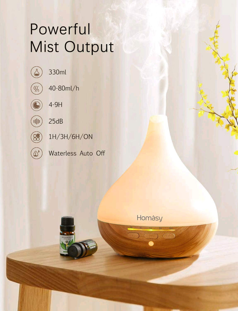 Essential Oil Diffuser. 330ml Aroma Diffuser For Essential Oils.