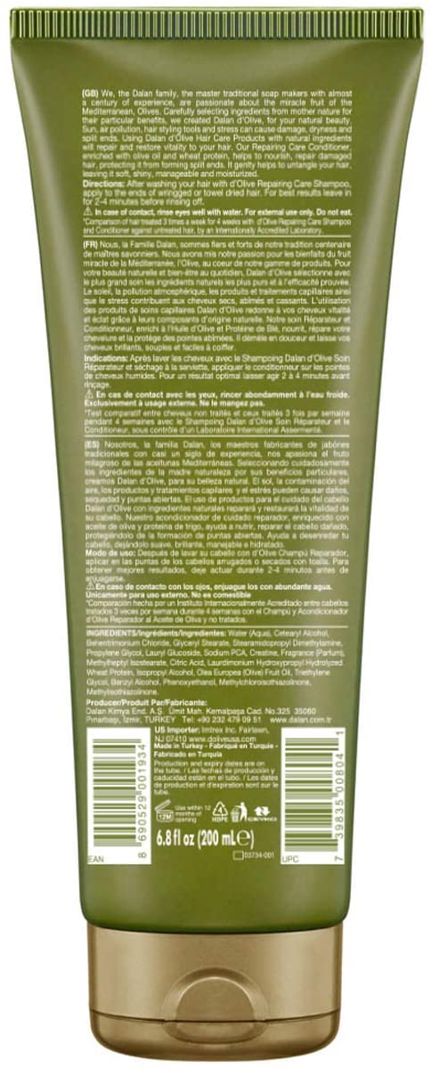 Olive Oil Repairing Care Conditioner. Nourishing Conditioner. (Pack of 6)(200ml)
